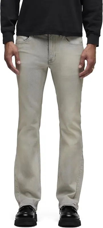 HUDSON Men’s Walker Kick Flare Chalk Mist in Chalk Mist