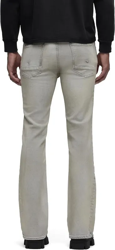 HUDSON Men’s Walker Kick Flare Chalk Mist – Flattering Shape