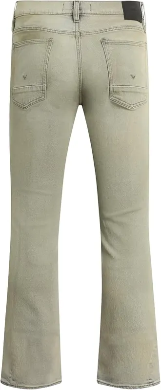 HUDSON Men’s Walker Kick Flare Chalk Mist – Premium Denim