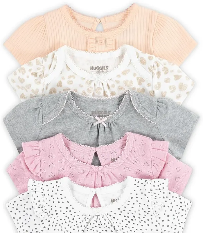 HUGGIES 5-Pack Elevated Bodysuit – product photo 4 of 6