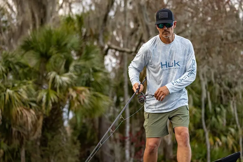 HUK Mens Creekbed Cargo Short – Creekbed 7" Cargo Short