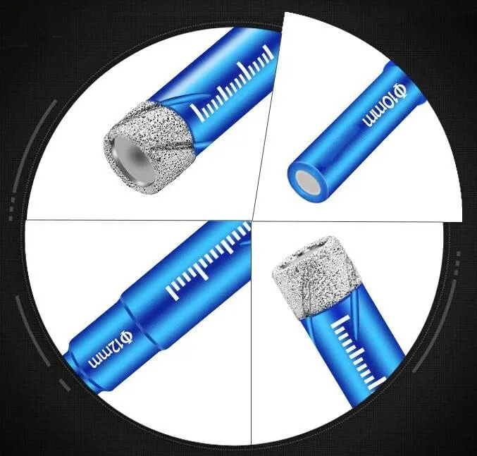 HURESON Dry Diamond Drill Bits Set 7 – Easy to Carry and Use