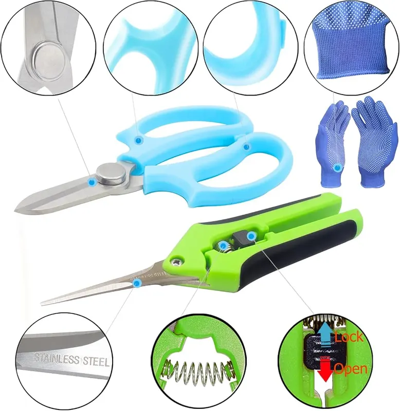 HyleJhJy Garden Pruning Shears Garden Scissors Herb – product photo 5 of 7