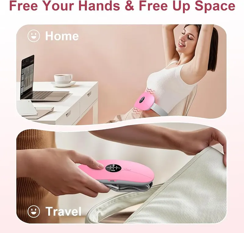 HZD Portable Cordless Electric Heating Pad – Adjustable Heating Pad Belt-Up to 55 inch