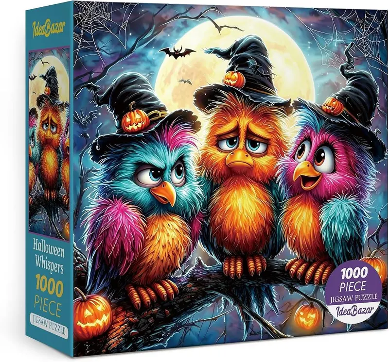 IdeaBazar Halloween Owl Tree Puzzles in Pt-1679