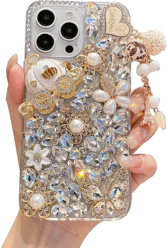iFiLOVE for iPhone 14 Pro Bling Diamond