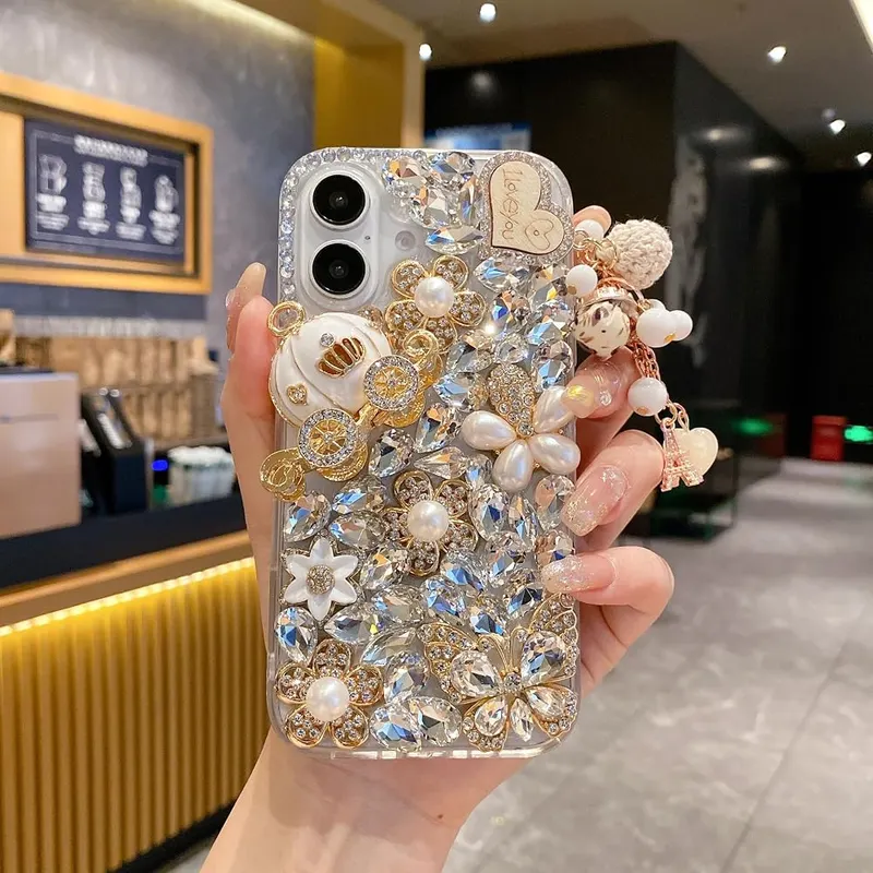 iFiLOVE for iPhone 14 Pro Bling Diamond – Luxury style make you and your phone look