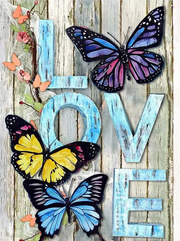 ijbnhd Butterfly Diamond Art Kits