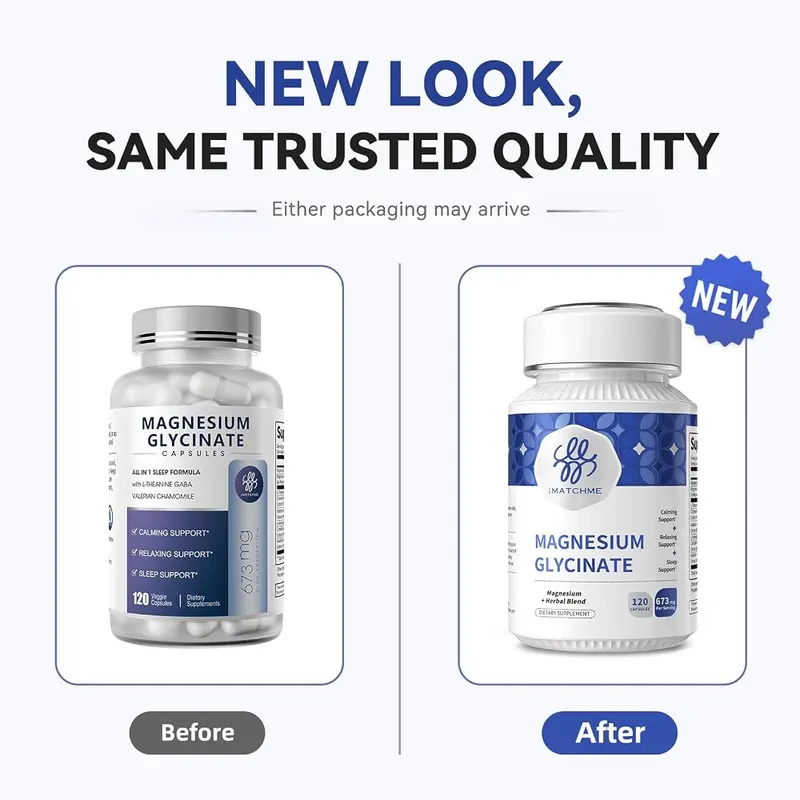 iMATCHME Magnesium Glycinate 850mg – 850mg magnesium glycinate per serving