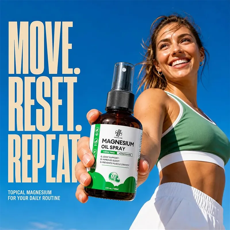 iMATCHME Magnesium Oil Spray – Magnesium chloride topical spray