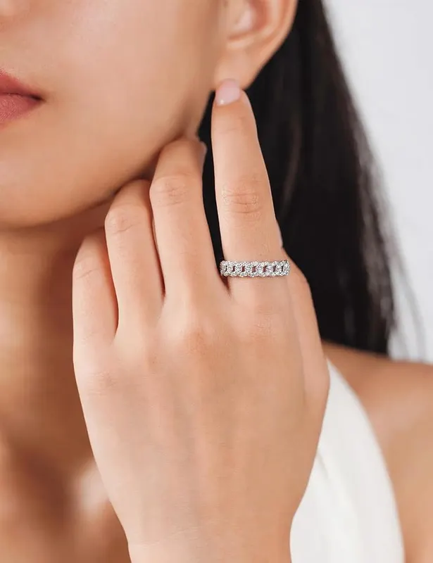 IMOLOVE Moissanite Wedding Bands – Hand polished smooth surface for daily comfort