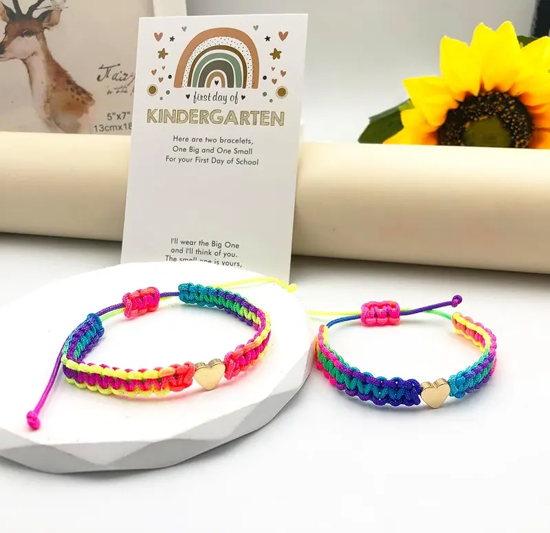 INENIMARTJ First Day of School Kindergarten Bracelets – First Day of Bracelet--When the first day