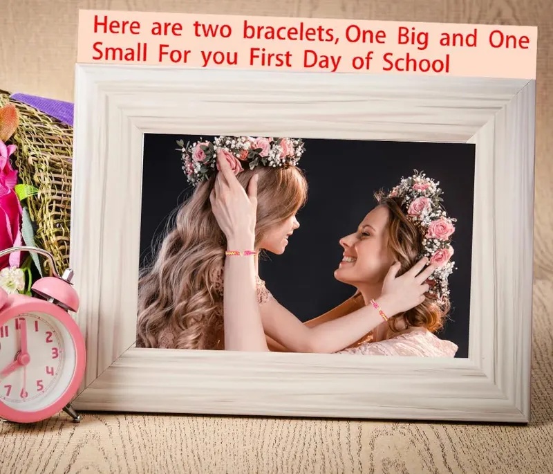 INENIMARTJ First Day of School Kindergarten Bracelets – product photo 7 of 7