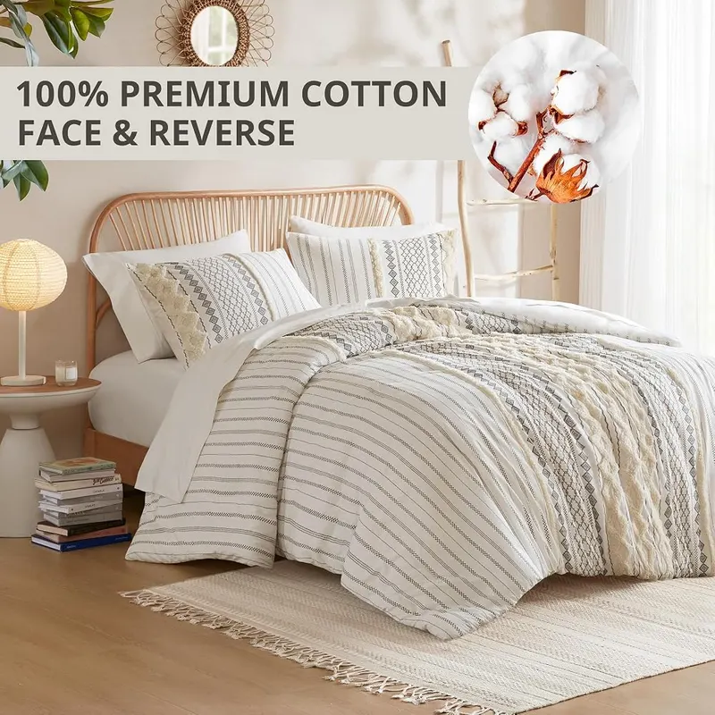 INK+IVY Queen Comforter Set – 100% Cotton