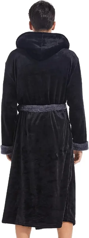 Inner Wish Mens Hooded Robe – Detail-Oriented Craftsmanship