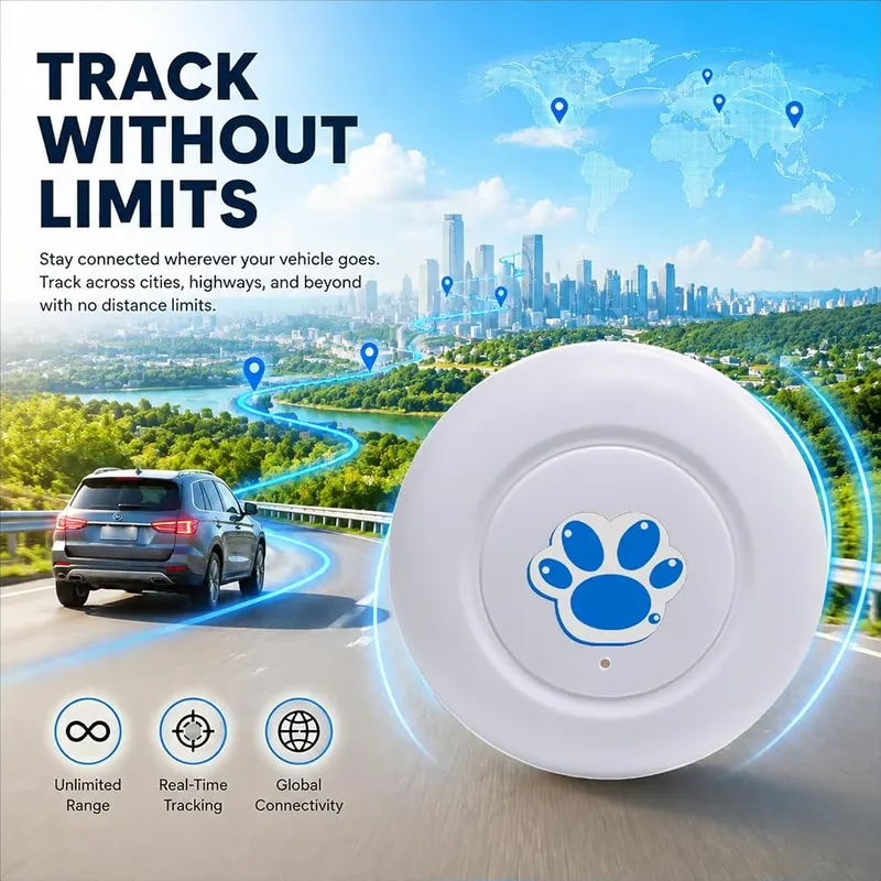 IOYDC GPS Tracker for Vehicles Mini Hidden – No SIM card required