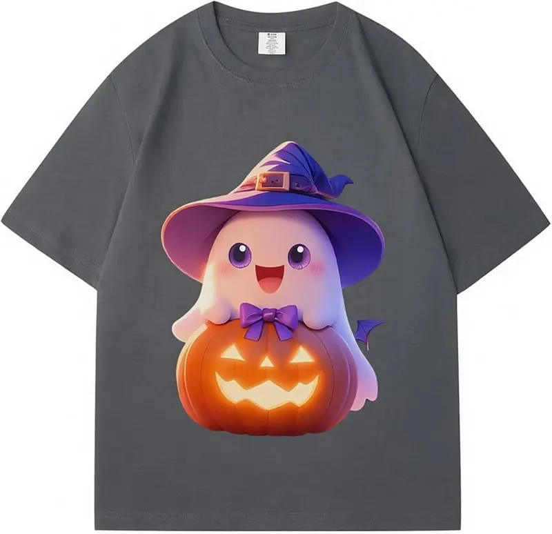 IRUD Halloween Shirts – Pumpkin and ghost pattern tee