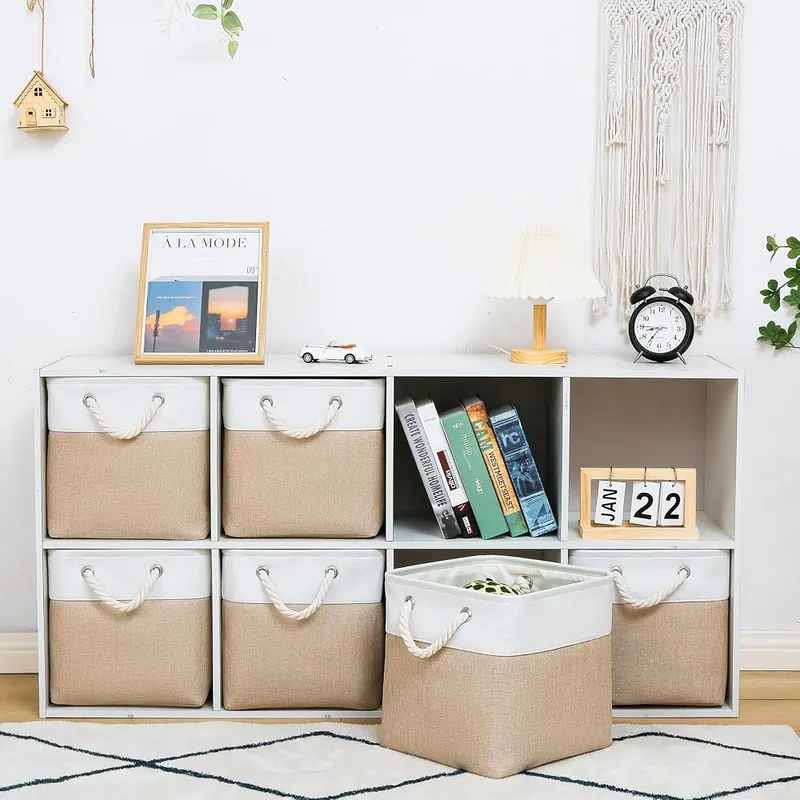 ISEMINGLA 11 Inch 6 Pack Cube Storage – Set of six 11-inch cubes