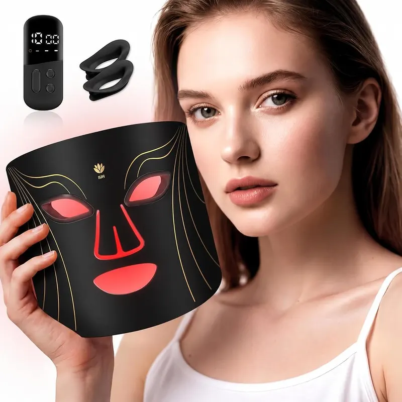IUH Red Light Therapy Mask in Black