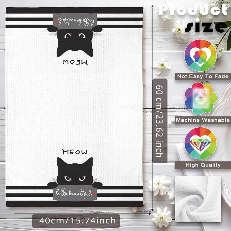 Iznomo Cat Kitchen Towels – Great Gift Choice