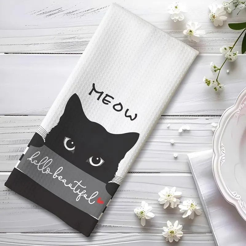 Iznomo Cat Kitchen Towels – Premium Material