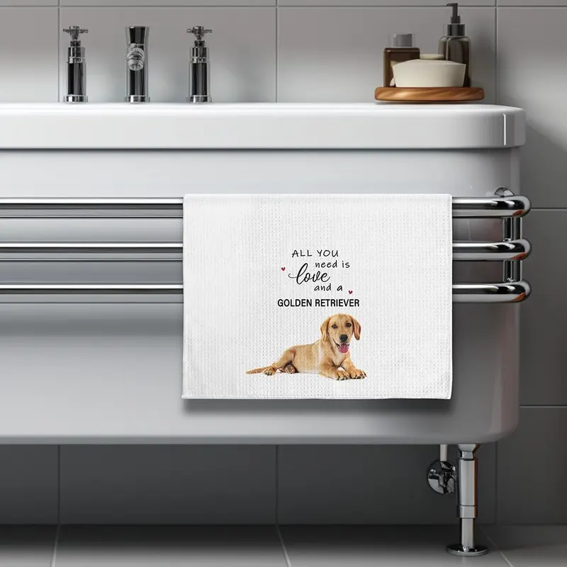 Iznomo Dog Kitchen Towels – Rich Pattern Content
