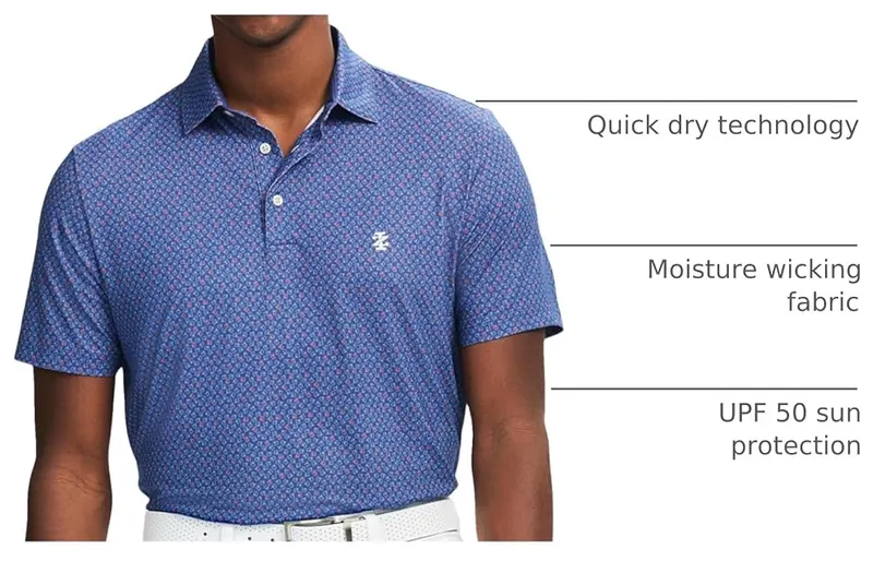Izod Men’s Swingflex Elite Short Sleeve Golf – Classic Fit