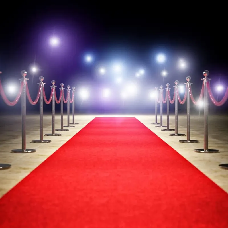 J&A Homes Red Aisle Runner – 50 foot red aisle runner