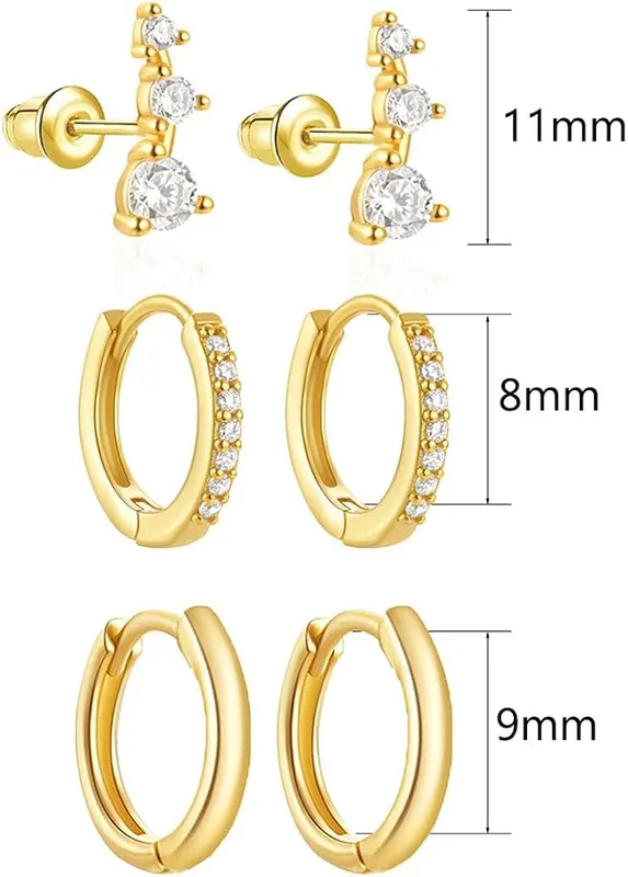 Jacruces Gold Earrings – Effortless Charm of Gold Huggie Hoop Earrings