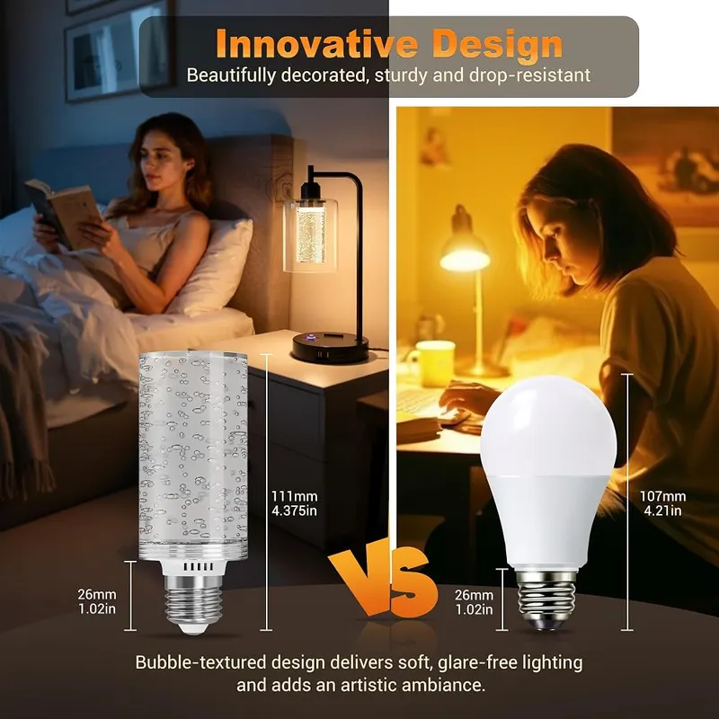 JandCase LED Bulb – Standard E26 base