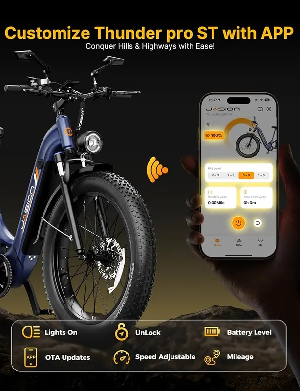 Jasion Thunder Pro Electric Bike – product photo 2 of 8