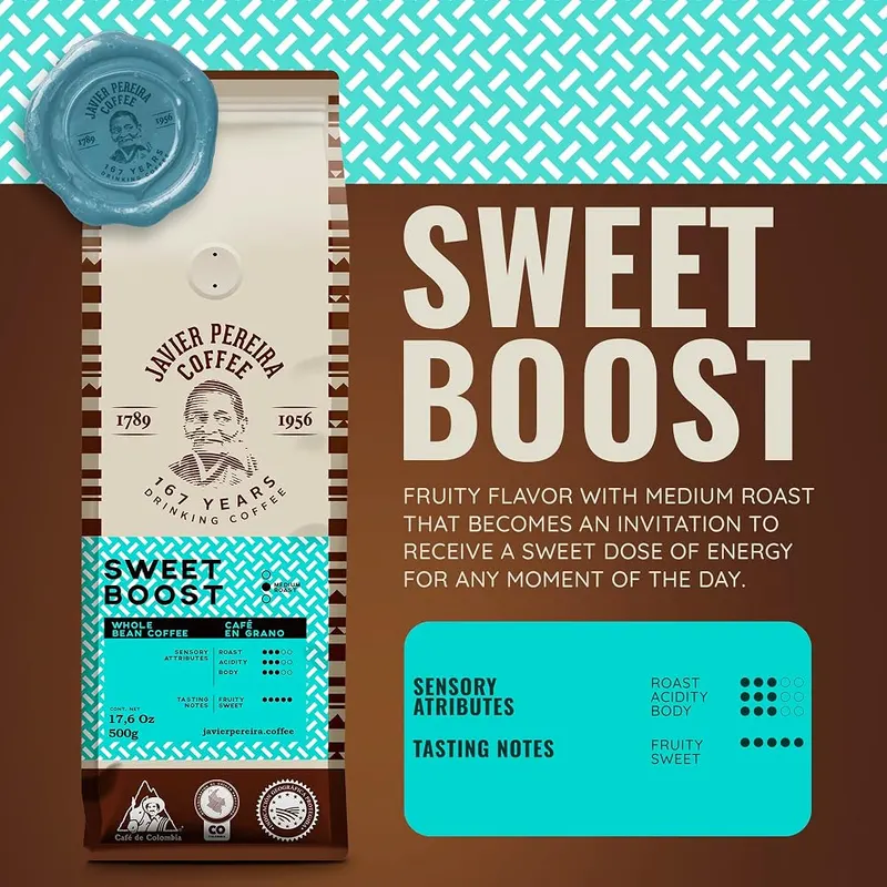 JAVIER PEREIRA COFFEE Sweet Boost – Fruity Sweetness