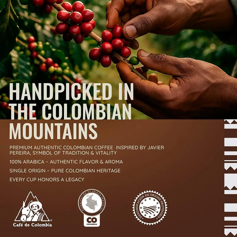 JAVIER PEREIRA COFFEE Sweet Boost – Authentic Colombian Coffee