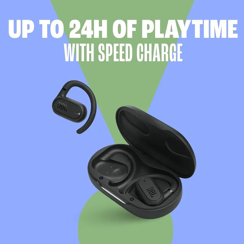 JBL Soundgear Sense – The JBL Soundgear Sense earbuds are rated IP54