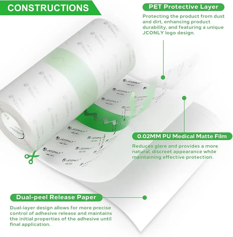 Jconly Reven 4 in x 11 yd – Generous eleven yard continuous roll