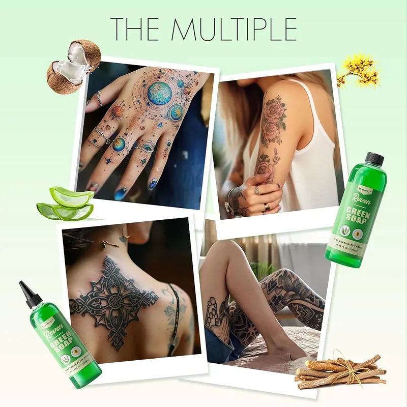 Jconly Tattoo Green Soap Concentrate – Reduces dripping and messy product waste
