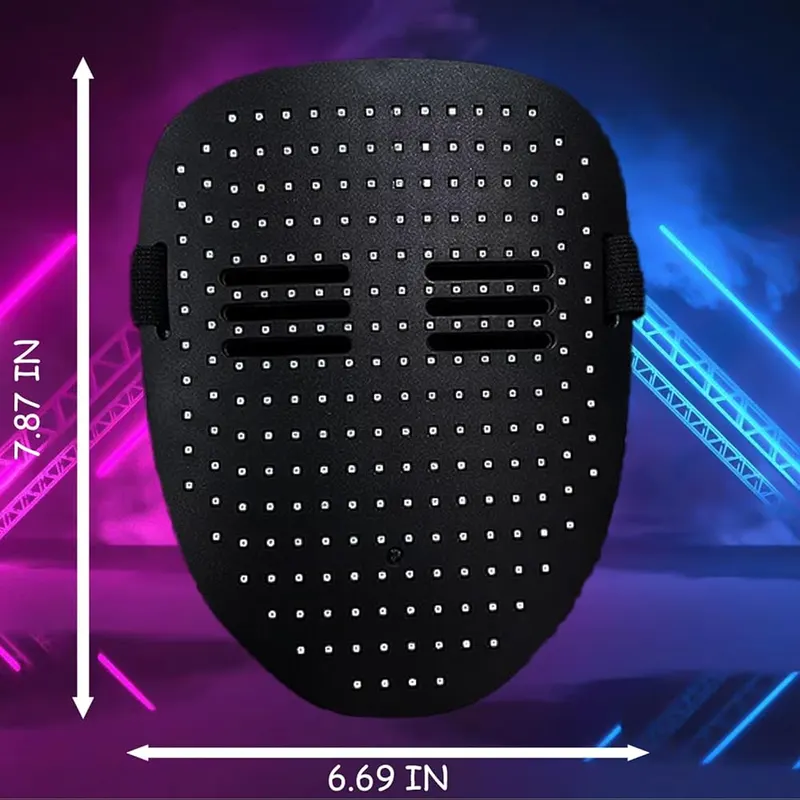 JDBMAOYE LED Light Up Mask – Sponge padding around the eyes