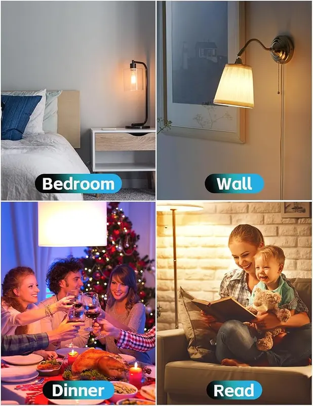 Jensense Edison Bulbs E26 LED Bulb 60 6watt-8 – product photo 7 of 9