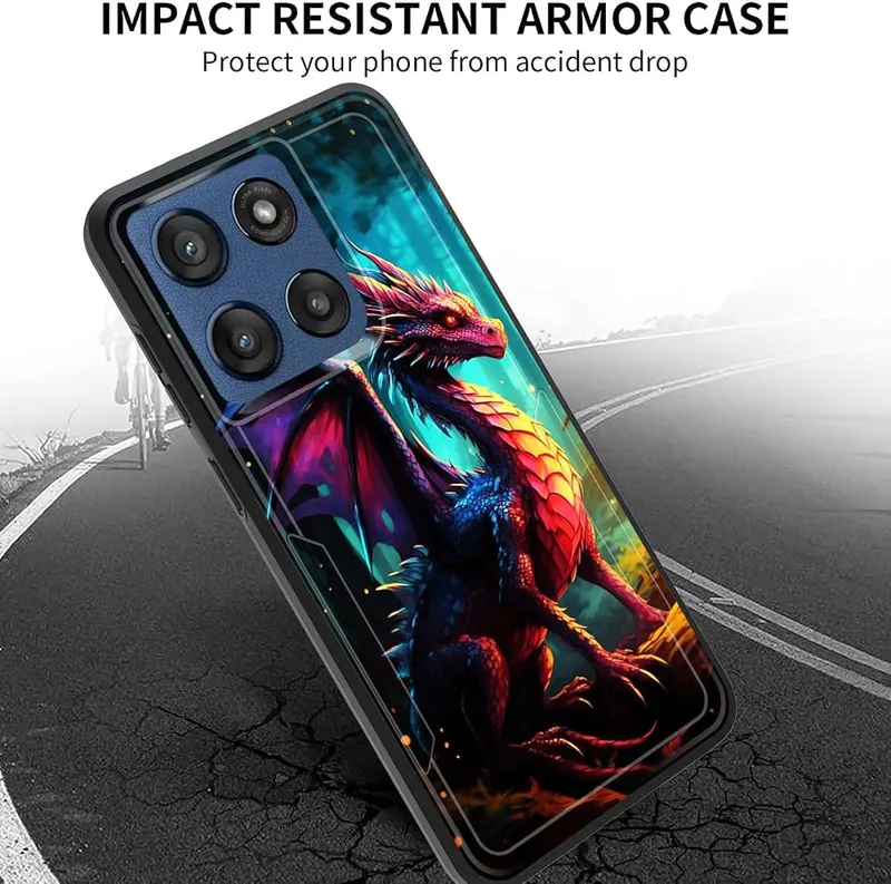 JHYYTUJTYP for Moto Edge 2025 Case – Non-Slip Design & Great Grip
