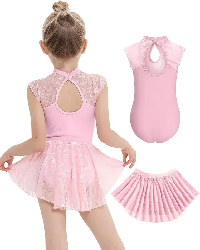 JiAmy Girls’ Ballet Leotard Set