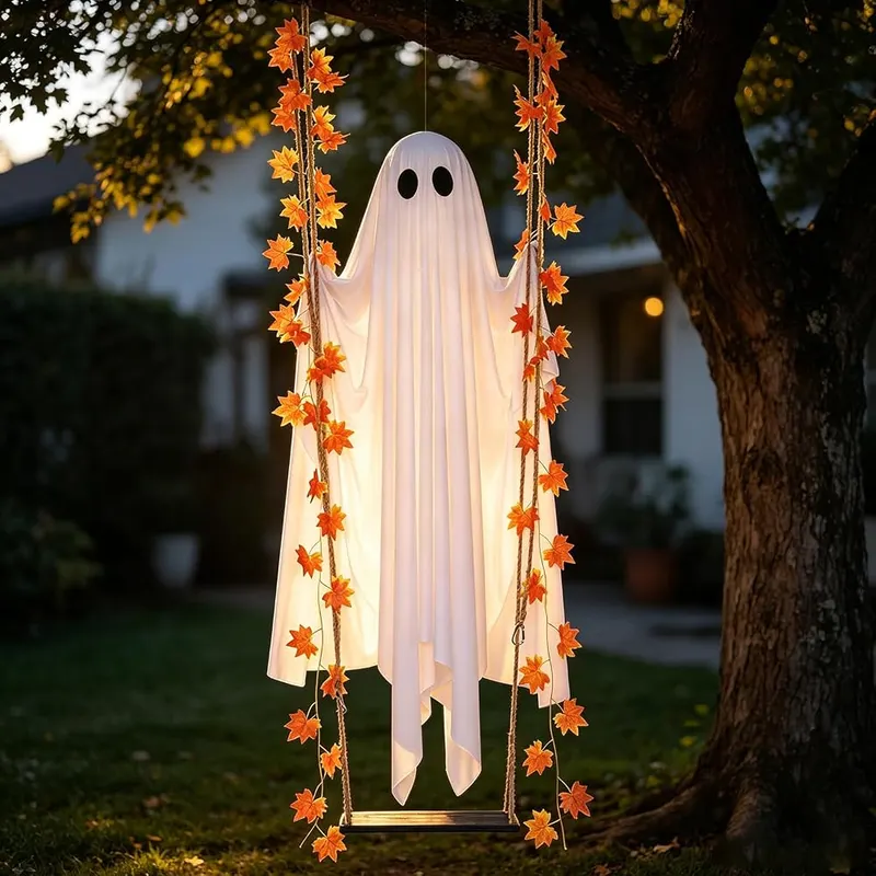 JooyDeepot Swinging Ghost Outdoor Decor – product photo 6 of 7