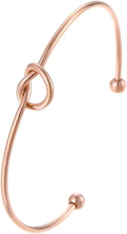 JotCa 18K Rose Gold Plated Bangle Bracelets