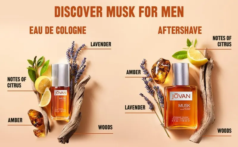 Jovan Musk for Men Eau de Cologne – product photo 7 of 8