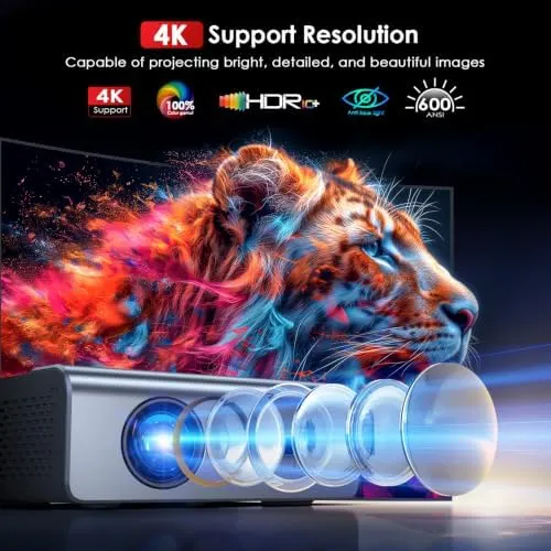 JOWLURK Projector with WiFi and Bluetooth – Thermal cooling & compatibility