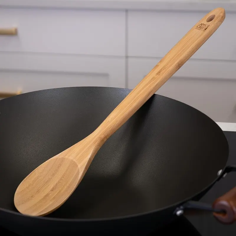 Joyce Chen Burnished Bamboo Mixing Spoon – It’s tough enough for cooking, yet chic enough