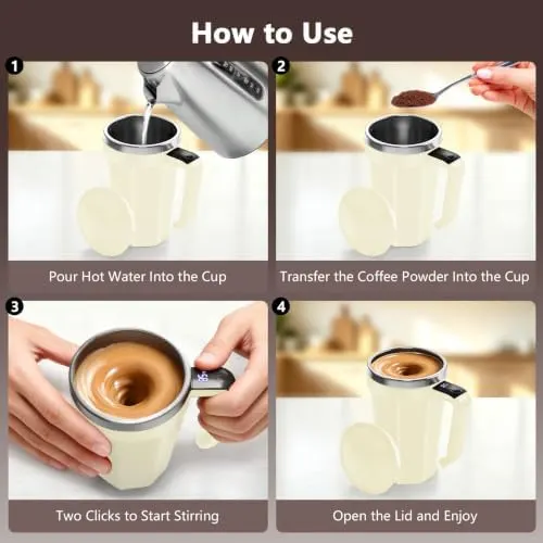 JPart Self Stirring Coffee Mug – product photo 8 of 8