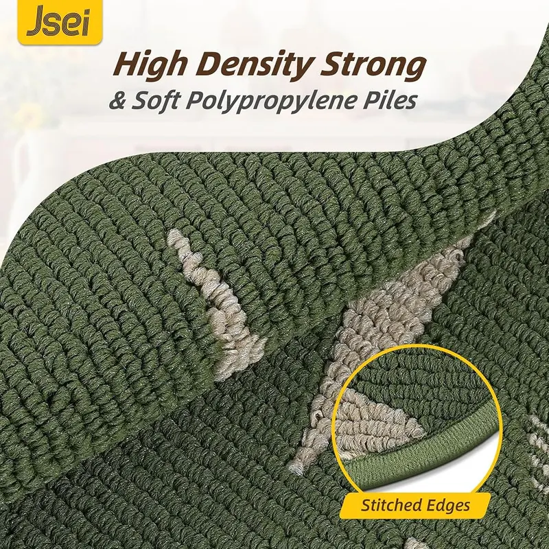 JSEI 3D Leaf Scalloped Kitchen Rugs – product photo 9 of 9