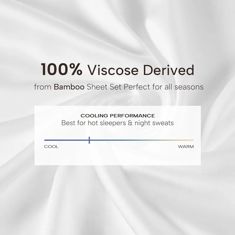 JSELF 100% Viscose Derived from Bamboo Sheet – SMOOTHER THAN SKIN ITSELF Stop letting rough linens