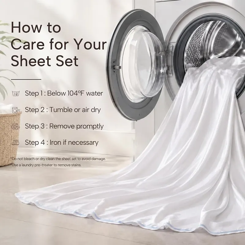 JSELF 100% Viscose Derived from Bamboo Sheet – Keeps sheen and softness after washing