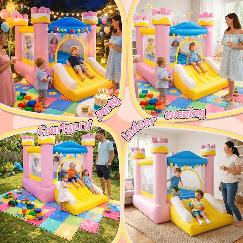 JumpYeah Inflatable Bounce House – Spacious jumping play zone